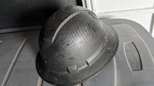 Load image into Gallery viewer, Full Brim Black Graphite 4PT Ratchet Suspension Hard Hat

