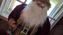 Load image into Gallery viewer, Large Velour Santa Clause with Gifts
