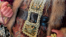Load image into Gallery viewer, Large Velour Santa Clause with Gifts
