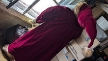 Load image into Gallery viewer, Large Velour Santa Clause with Gifts
