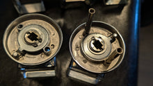 Load image into Gallery viewer, Crystal Glass Square Door Knobs (missing center rods)

