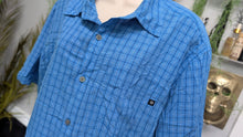 Load image into Gallery viewer, Men's Marmot Blue Plaid Button Shirt XL

