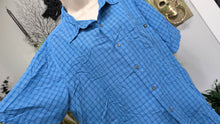 Load image into Gallery viewer, Men's Marmot Blue Plaid Button Shirt XL
