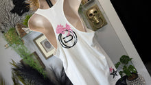 Load image into Gallery viewer, Ocean Drip Pink Glitter Fishy Tank Top XL NWT
