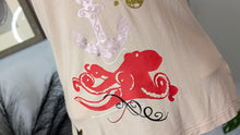 Load image into Gallery viewer, Salt Life Octopus &amp; Anchor Glitter Ocean Vibes Tank Top XS
