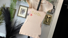 Load image into Gallery viewer, Salt Life Octopus &amp; Anchor Glitter Ocean Vibes Tank Top XS
