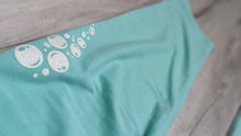 Load image into Gallery viewer, Ocean Drip Aqua Glitter Anchor Leggings LG NWT
