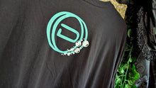 Load image into Gallery viewer, Men's Ocean Drip Black Aqua T-Shirt 4XL NWT
