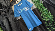 Men's Ocean Drip Blue Seahorse T-Shirt XS NWT