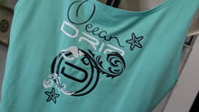Load image into Gallery viewer, Ocean Drip Glitter Octopus Tank Top LG NWT

