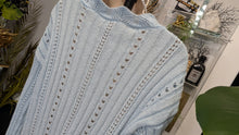 Load image into Gallery viewer, Baby Blue Philosophy Coquette Pearl Ruffle Cardigan XL-XXL (tag was ripped &amp; sewn)
