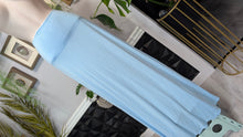 Load image into Gallery viewer, Baby Blue Maxi Stretch Skirt XL-XXL
