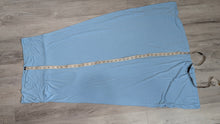 Load image into Gallery viewer, Baby Blue Maxi Stretch Skirt XL-XXL
