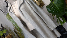 Load image into Gallery viewer, Elan Grey Knit 3% Cashmere Sweater Hoodie Cardigan MD-LG
