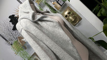 Load image into Gallery viewer, Elan Grey Knit 3% Cashmere Sweater Hoodie Cardigan MD-LG
