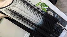 Load image into Gallery viewer, Pebble &amp; Stone Black Ombre Tassel Tank Top MD
