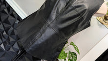 Load image into Gallery viewer, Black Leather Peplum Tank Top XS-SM (no Brand)
