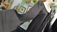 Load image into Gallery viewer, Monkl Black Side Rouched Midi Drop Waist Dress MD NWT
