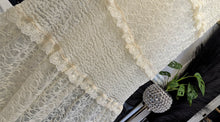 Load image into Gallery viewer, Thirty/Thirty Ivory Ruffled Lace Maxi Dress LG NWT
