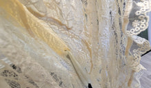 Load image into Gallery viewer, Thirty/Thirty Ivory Ruffled Lace Maxi Dress LG NWT
