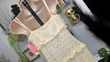 Load image into Gallery viewer, Thirty/Thirty Ivory Ruffled Lace Maxi Dress LG NWT
