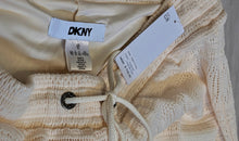 Load image into Gallery viewer, DKNY Boho Embroidery Coconut Wide Leg Pants XL NWT
