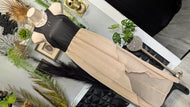 JuJu & B Pu Leather & Shear Flowy Hi Low Dress SM