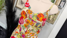 Load image into Gallery viewer, Ivy Street Retro Floral Wide Leg Jumpsuit Romper MD
