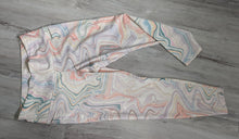 Load image into Gallery viewer, Old Navy Active High Rise Retro Pastel Swirl Leggings XL
