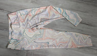 Old Navy Active High Rise Retro Pastel Swirl Leggings XL
