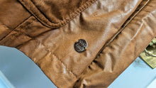 Load image into Gallery viewer, Point Zero Caramel Tan Pu Leather Embroidery Jacket LG *FLAW*
