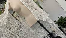 Load image into Gallery viewer, White Embroidery Laced Vest NWT
