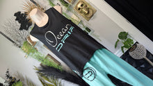 Load image into Gallery viewer, Ocean Drip Black Mesh Back Tank Top MD-LG (Pants Sold Separately)
