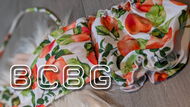 BCBGeneration Peaches Bathing Suit 2pc LG NWT