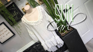 Sun Carl White Boho Beach Cover Up SM-XL