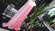 Beach Sissi Pink Flowy Slip Maxi Dress XL NWT