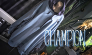 Champion Blue Hoodie 6XL