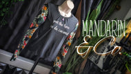 Mandarin & Co. Floral Hawaiian Beach Top XS