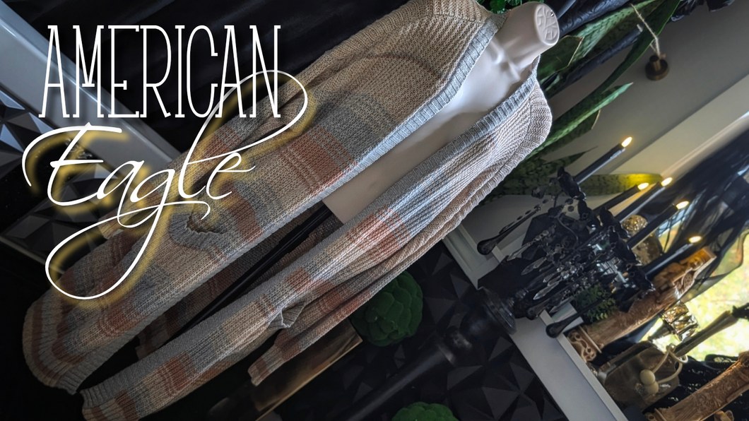 American Eagle Knit Sweater Cardigan XL