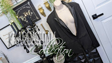 Load image into Gallery viewer, Kardashian Kollection Black Blazer Suit Jacket XL
