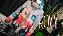 Load image into Gallery viewer, Roxy Grey Color Splatter Snowboard Jacket XS
