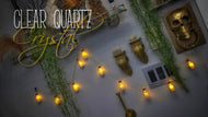 #6 Clear Quartz Crystal Crystal Led Jar Lights (10pc)