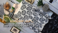 New Woman Design Damask Design Faux Fur Sweater XL