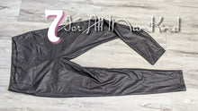 Load image into Gallery viewer, 7 for all Mankind Grey Pu Leather Leggings MD
