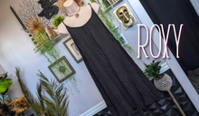 Load image into Gallery viewer, Roxy Black Strappy Dress Cover Up XL
