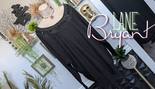 Load image into Gallery viewer, Lane Bryant Black Cowl Beaded Long Sweater XL-2XL NWT
