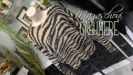 Magaschoni Cashmere Tiger Print Sweater MD-LG