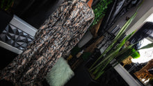Load image into Gallery viewer, Devoted Black &amp; Coral Paisley Long Sleeve Maxi Dress 1X
