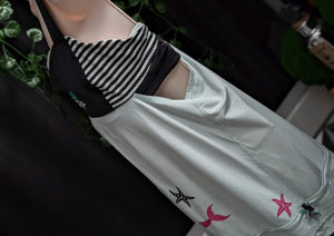 Ocean Drip Octopus Mermaid Lulu Athletic Tank Top SM