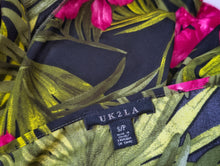 Load image into Gallery viewer, UK2LA Tropical Floral Surplice Romper Jumpsuit SM
